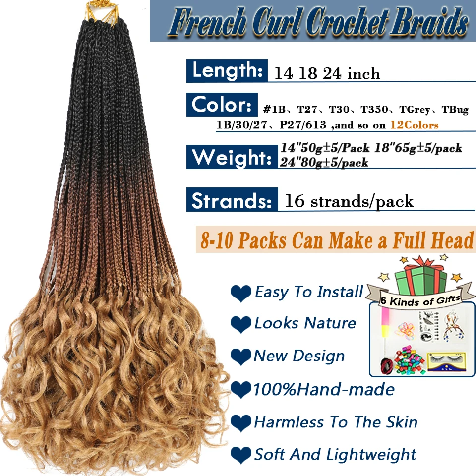 Pre Stretched braiding hair for sale - unique color mix available