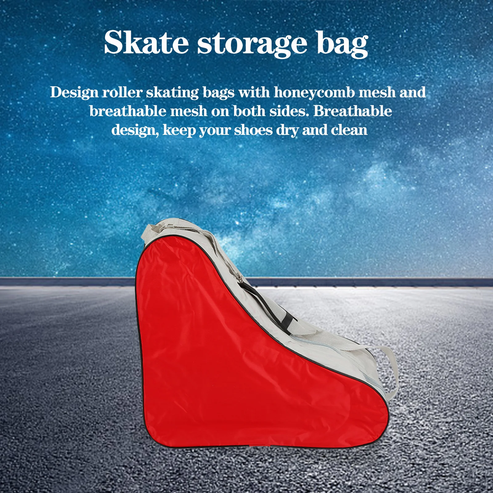 Breathable Skate Carry Bag Case Kids Roller Skates Inline Skates Ice Skates Roller Skating Bag Case Skates Storage Bag