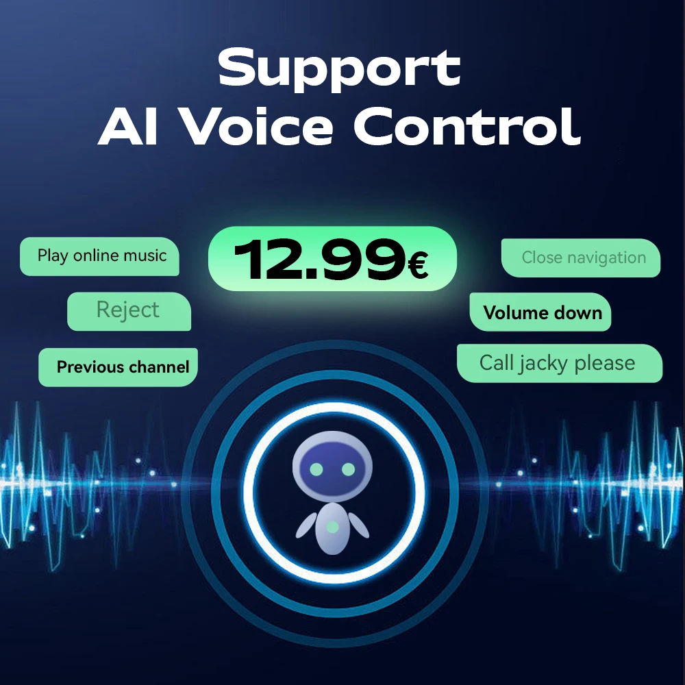 Radio con GPS para coche, reproductor inalámbrico con voz IA, Carplay, Android 14, 4G, WIFI, BT, Navi, DSP, Android, estéreo, para Audi A4 2009-2016 6