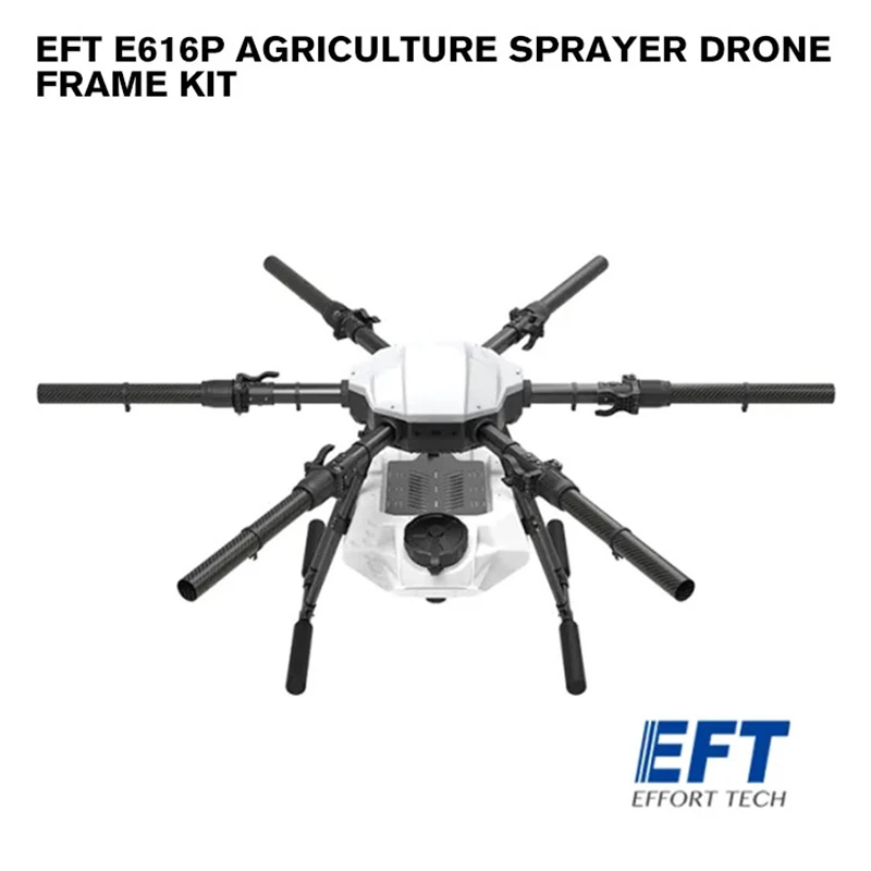 EFT E616P 농업용 분무기 프레임 키트, 16L 물 탱크, 6 축 접이식, Hobbywing X8 모터 호환