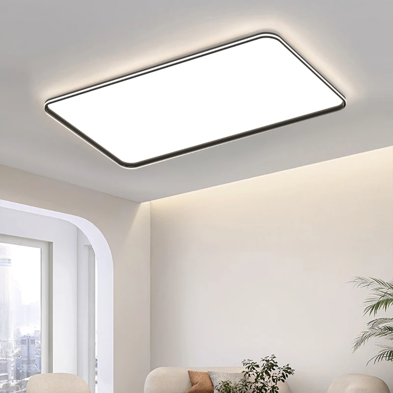 

Ultra-thin Recessed LED Ceiling Lights Living Room Lamp Rectangular Modern Simple Bedroom Hall Home Package Combination Lamp