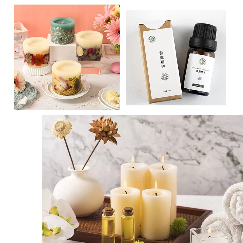 Essential Oil Flavoring 10ml Essential Oil Plant FLAVOR DIY Aromatherapy Plaster Candle Making Soap Making Aroma Fragrance Oil For Diffuser Sleep