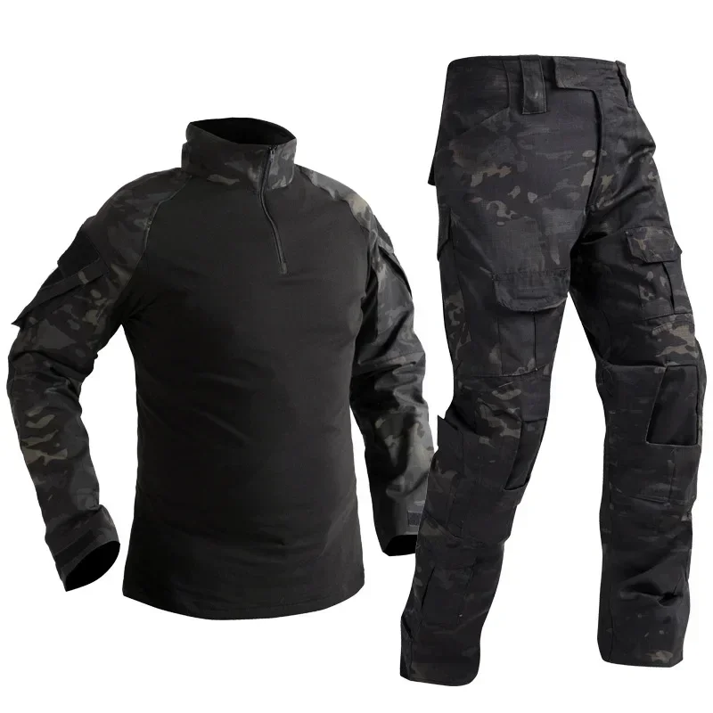 Multicam Camouflage Suit Tactical Uniform Set Suit Paintball Tactical Clothing Uniform Men