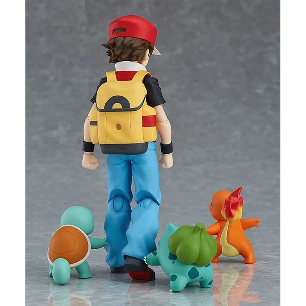 100% Original Figma 356 Pocket Monsters Pokemon Red Ash Ketchum