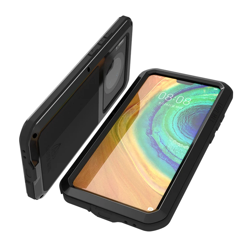 Original Love Mei Powerful Case For Huawei Mate30 Pro Shockproof Metal Aluminum Cover For Huawei Mate 30 Pro Waterproof Case
