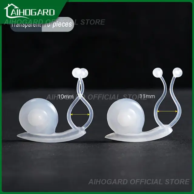 10Db Csigafal Rattan Szorító Klip Virággyár Tartó Mászó Fal Rögzítő Fali Szőlő Hegymászó Ragadós Horog Rögzített