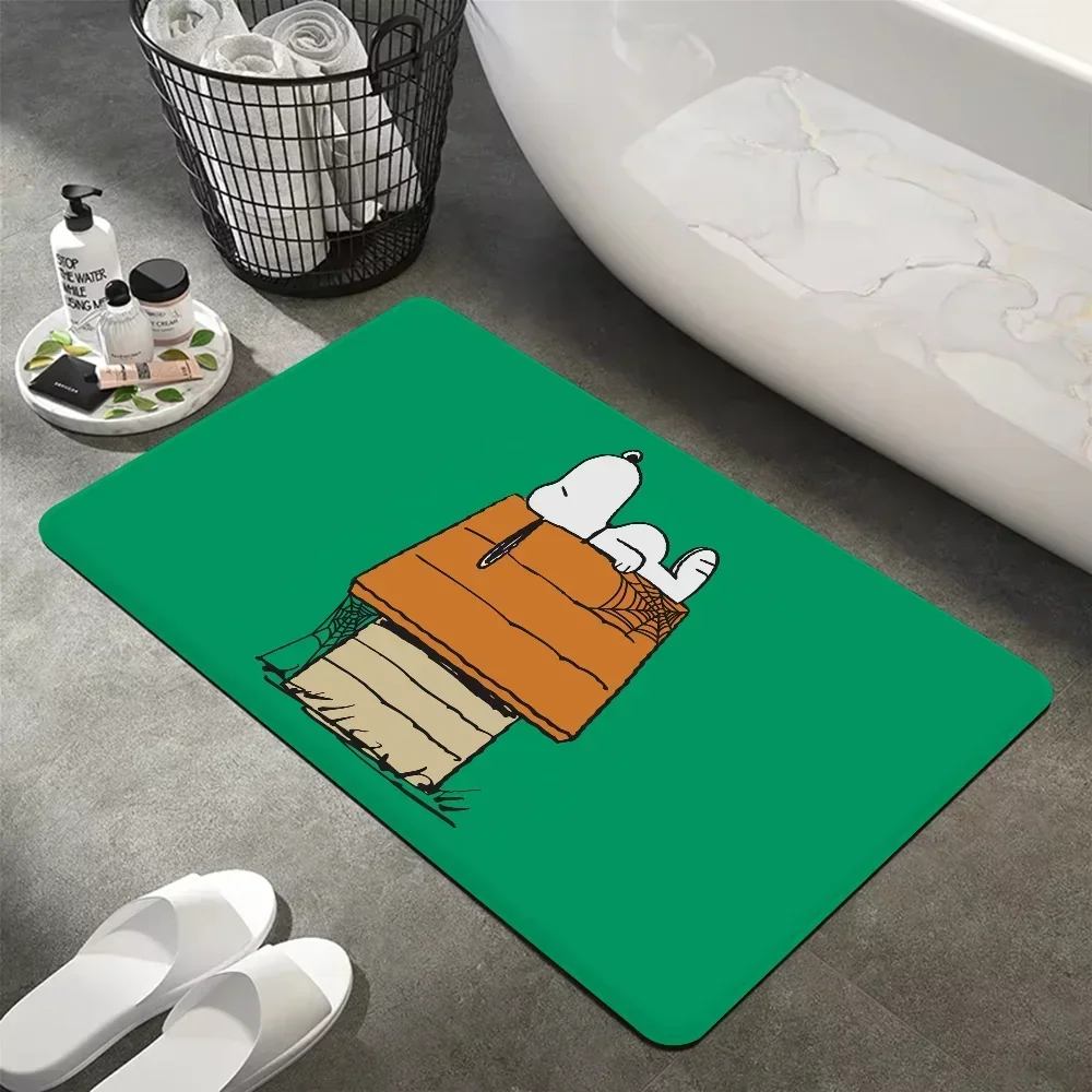 S-SnoopyS Bath Mat Nordic Style Home Doormat Bathroom-Toilet Mats Bedroom Welcome Doormat 2