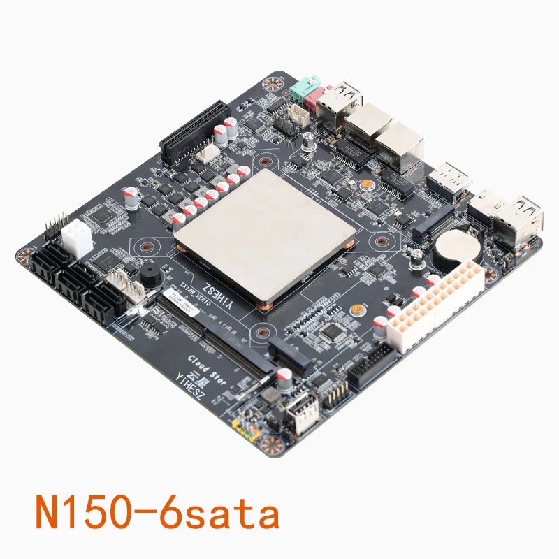 Scheda Madre Industriale N150 Per NAS – 4 Core, 4 Thread, 4x2.5G I226, 6xSATA, DDR5, Mini-ITX 17x17 Cm - 2