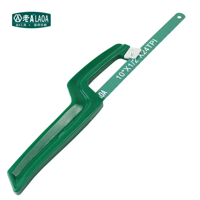 LAOA Mini Hacksaw Portable Wonder Saw Metal Cutting Tool for 10" Household Steel Saw