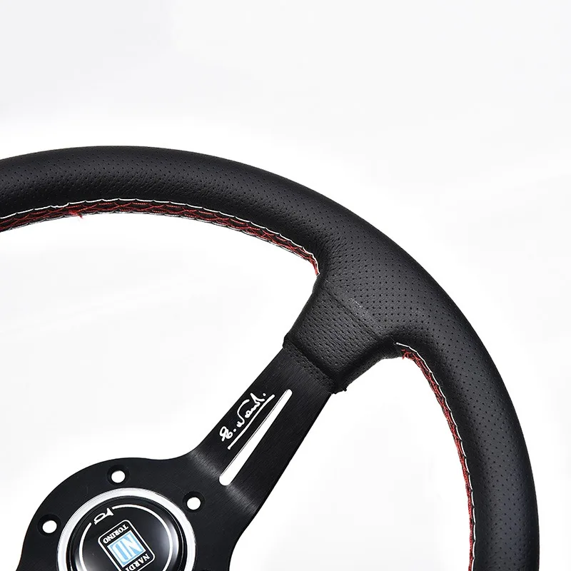 350MM Universal Classic ND Racing Steering Wheel Leather
