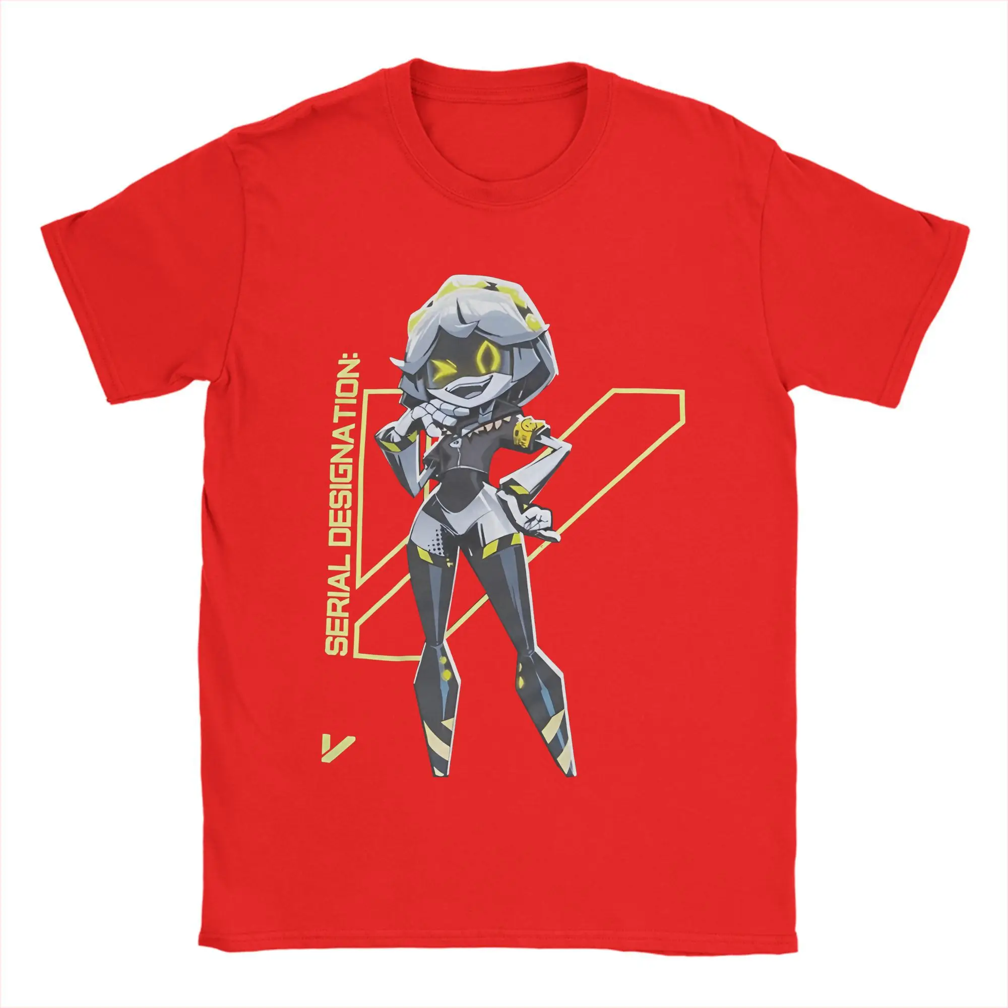 Men's 100% Cotton Murder Drones Graphic Tee - Funny Game Character Design, Round Neck Short Sleeve Shirt, Perfect Gift Idea