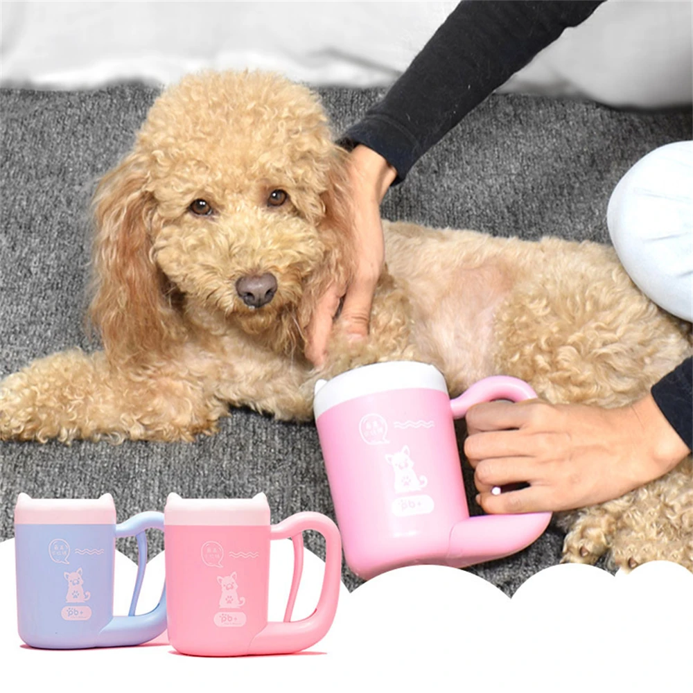 

Pet Foot Wash Cup Outdoor Portable Cat Dog Paw Cleaner Cup Soft Silicone Foot Washer Grooming Tools Clean Brush Dog Accessories