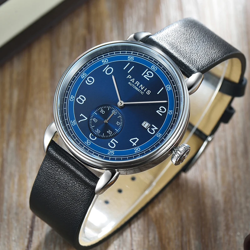 Parnis Flieger Montres Parnis 2024 New Parnis 42mm Blue Dial