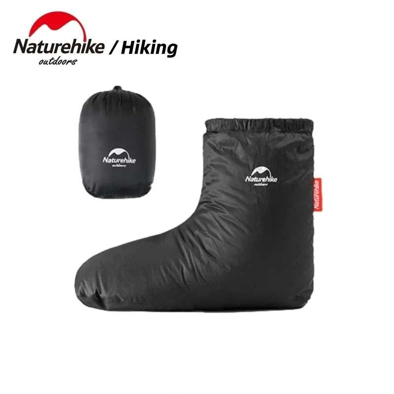 Naturehike Outdoor White Goose Down Boots Ultralight UNISEX Foot Cover Waterproof Down Boots Winter Keep Warm