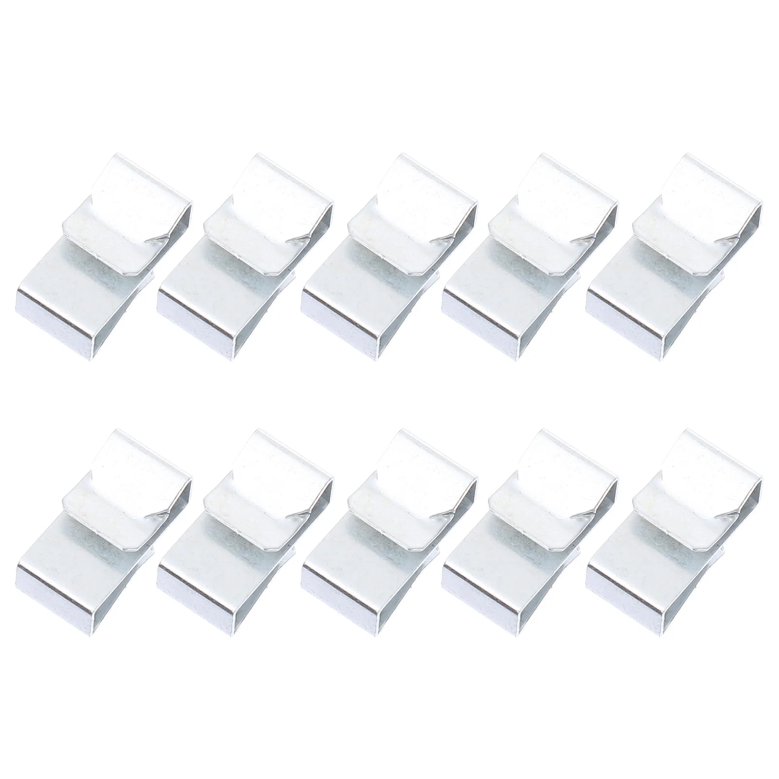 

25 Pcs Hanging Clip Trailer Wire Clamp Retainer Metal Bracket Wear-resistant Clips Stand Storage