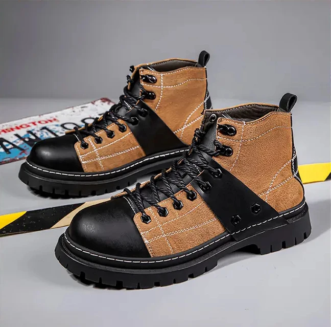 Top Da Uomo Doc Martens In Pelle Bovina Vintage Casual Di Alta Qualità 2024