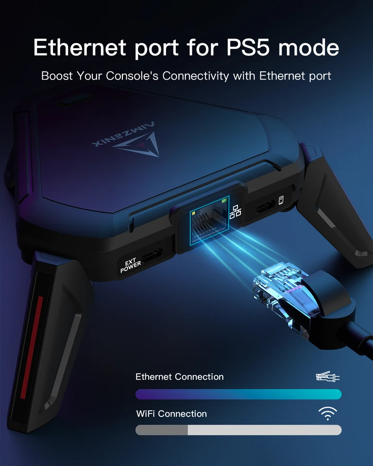 PC用ゲームコントローラー・コンバーター Aimzenix Monster Amazon.com: AIMZENIX Monster Keyboard and Mouse Adapter for