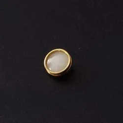 High Quality Sapphire Crystal Glass Blue-Green Noctilucent Beads for Automatic Watch Ceramic Bezel (Gold)