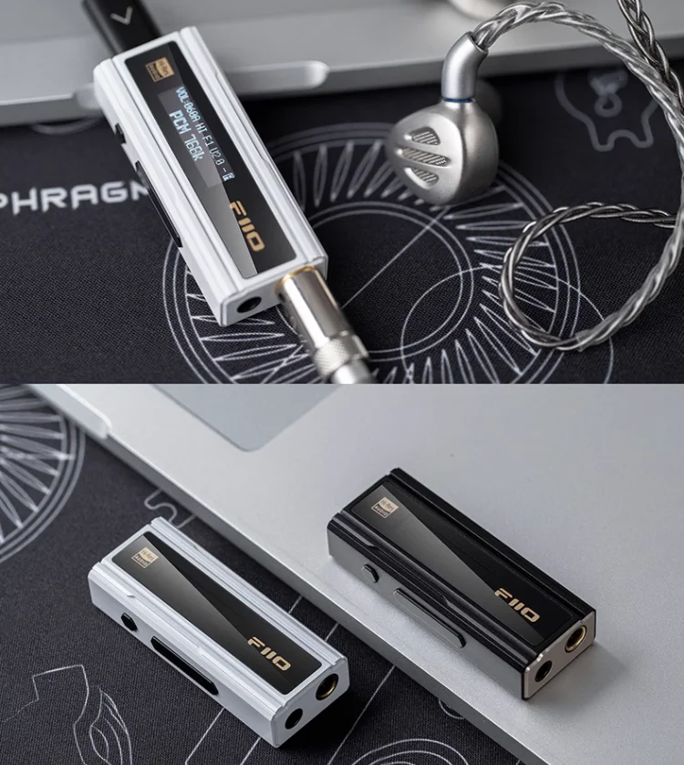 FiiO/KA5 with screen and small tail, Apple Android phone HIFI lossless balanced DSD decoding earbuds 3