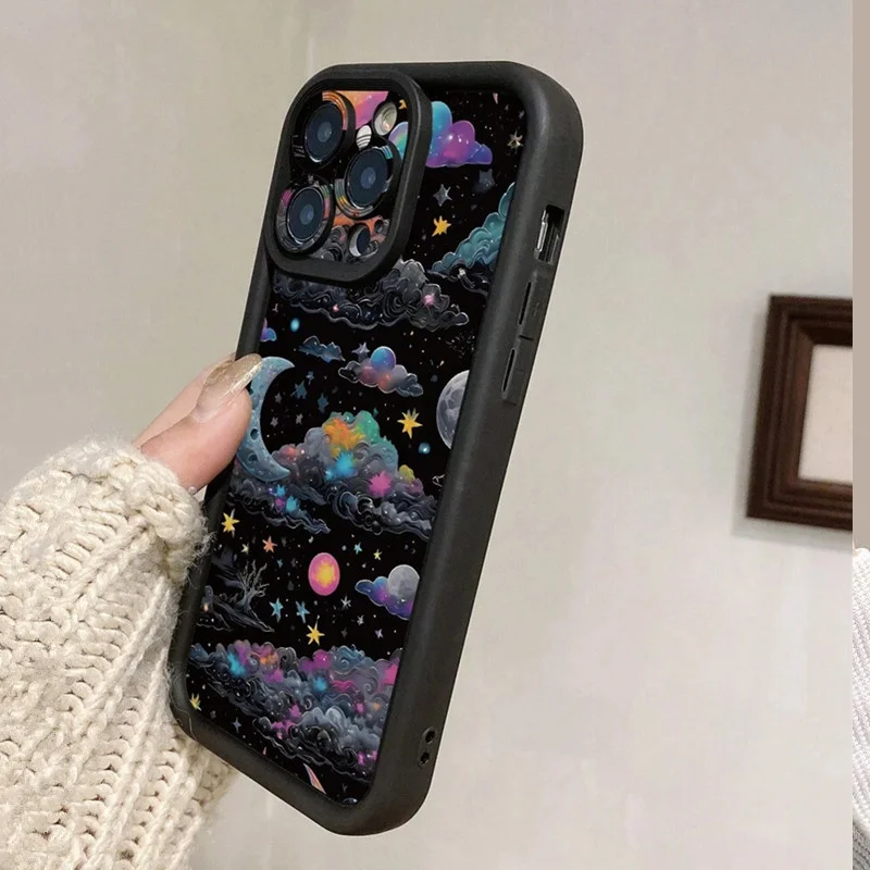 Vibrant Starry Sky Soft TPU Phone Case Cover