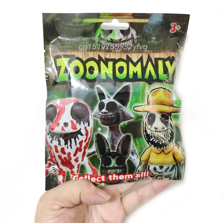 thumbnail image 1 of 1 paquete de figuras de Zoonomaly al azar, juguete de cartas de juego de terror, modelo de muñeca, Zoon Monster, figuras de animales de gato y panda, regalo para niños, 1 of 5