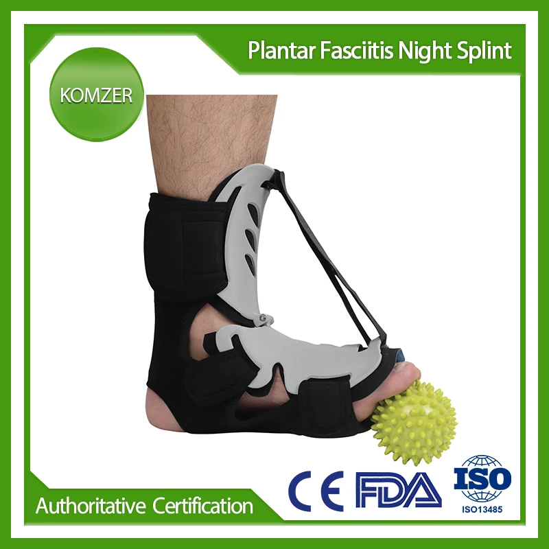 PlantarFasciitisNightSplintwithHardSpikyMassageBallfor