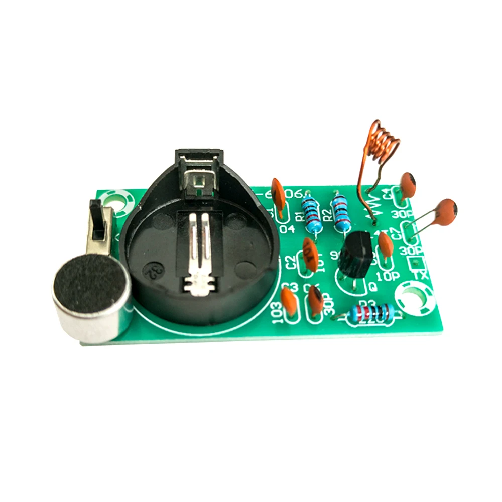 Trasmettore FM Modulazione di frequenza Modulo microfono wireless K fai da te Parti della scheda Sue di produzione elettronica semplice 88-108 MHz  1420