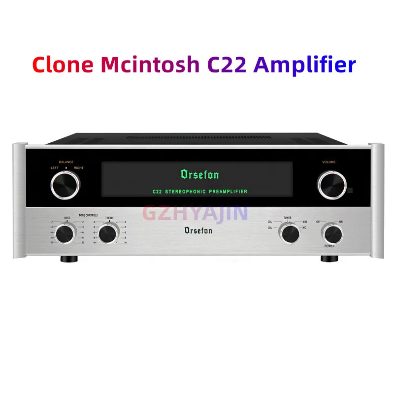 Vendita Calda 1:1 Clone Mcintosh C22 Hifi Tube Preamp Mm/Mc Singing Amplifier 12 At7 Tube 220V/110V Pre Amplifie