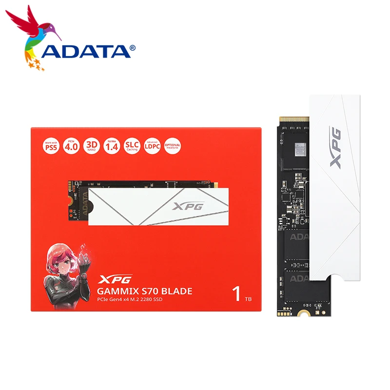 ADATA Ʈ ũž ϵ ũ PC PS5  ָ Ʈ ̺, 1TB M.2 2280 4TB SSD 2TB S70B XPG GAMMIX GEN4X4