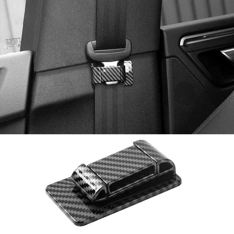 2PCS Car Seat Belt Limiter Buckle Stopper Safety Belt Adjusting Clip Non-slip Spacing Limit Device Fixed Buckle Accessories