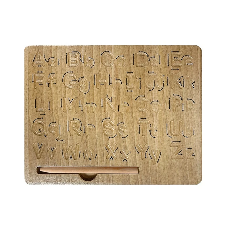 

Двусторонний учебный инструмент для письма, обучающая игрушка для дошкольного обучения, для письма ABC, идеальный подарок для искусства
