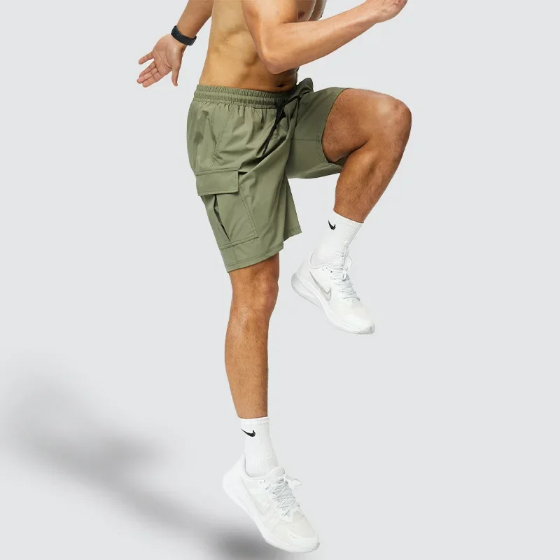 Fashion leisure work clothes sports shorts quick-drying running fitness and loose pants basketball gym shorts