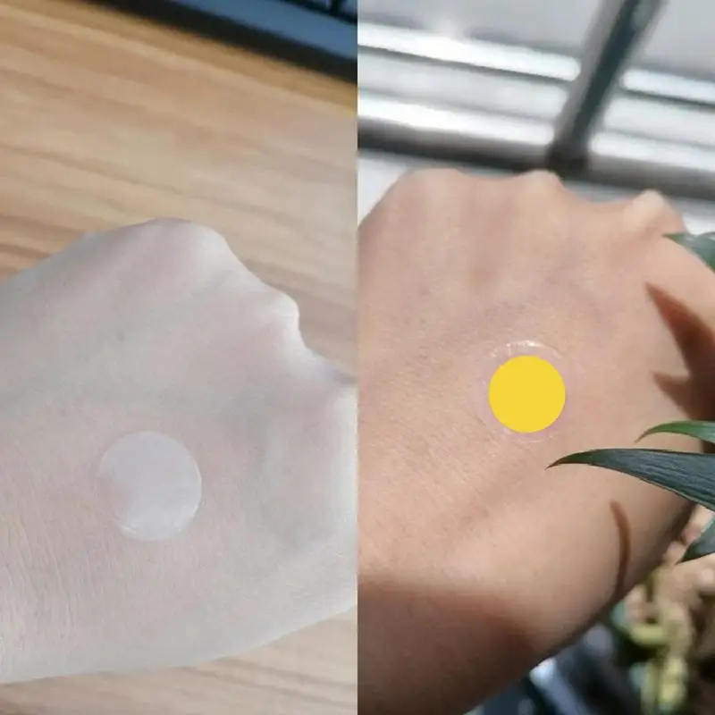 UV Sunscreen Sticker 120-count Sunscreen Dots UV Stickers Transparent Self-adhesive Detecting Sunny Patches For Women And Men
