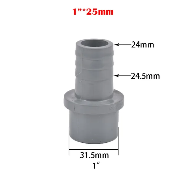8/10/16/20/25 Mm Pvc Tömlő Csatlakozó Gyors Csatlakozó1/2 ”3/4”/1 Hüvelykes Kemény Cső Műanyag Pagoda Ízületi Adapter Csőszerelvények - Image 6