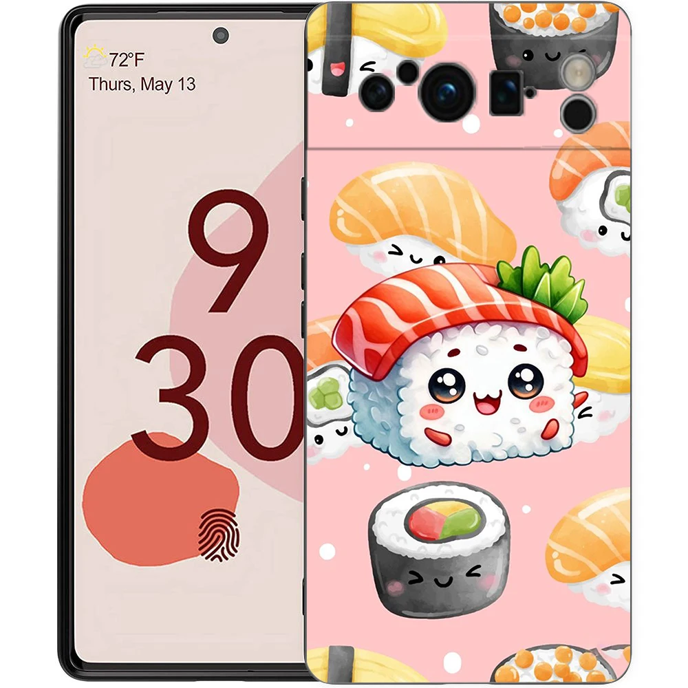 Cute Cartoon Sushi Soft TPU Phone Case Cover