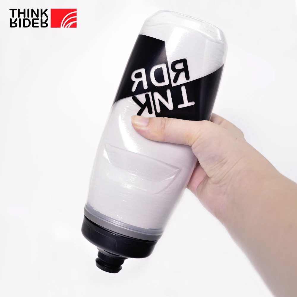 ThinkRider Insulated Cold Cycling Water Bottle Portable 620ml/21oz MTB Bottle Ultralight Dustproof Sports water bottle bicycle water bottle sports bottle
