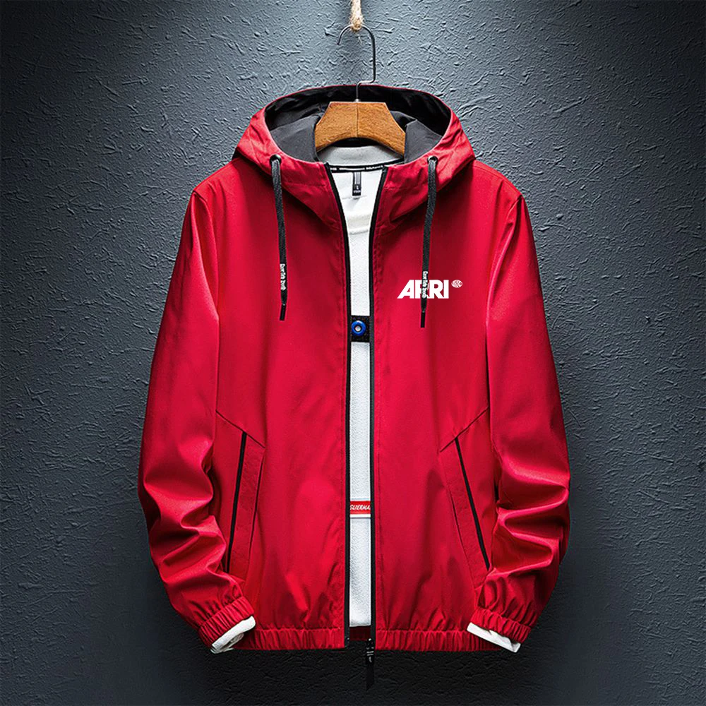 ARRI 2023 men's spring and autumn new fashion street hoodie casual jacket printed trench coat hip-hop coat jacket