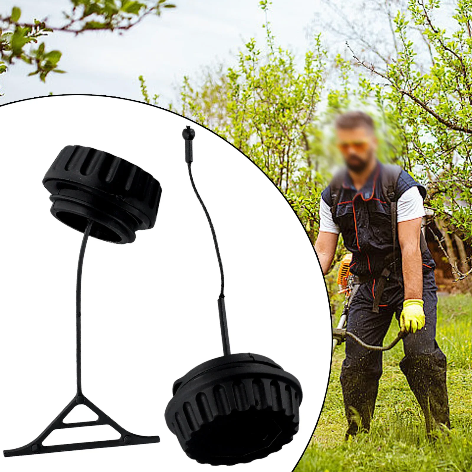 Fuel Tank Cap Oil Cap Filler Cap Replacement For 064 /MS640 /066 /MS660 Chainsaw Fuel Tanks Air Cap Assembly