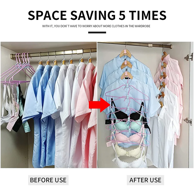 5/10/20pcs Home Hanger Connection Hook Hanger Buckle Thickened Plastic  Clothes Hangers Connector Hooks for Hanger Buckle Hook - AliExpress