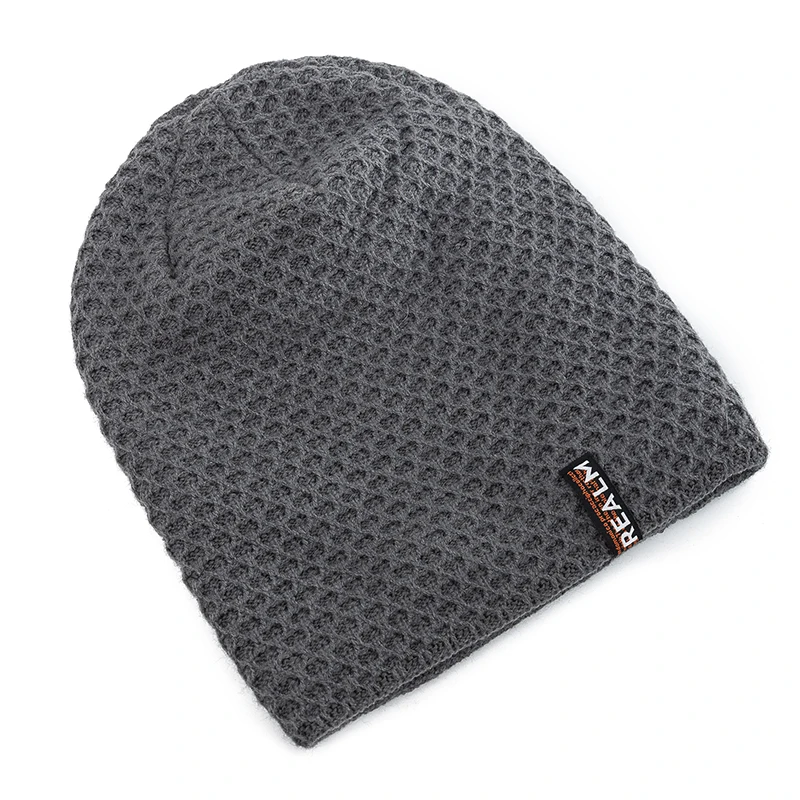 Berretto beanie in maglia per uomo e donna inverno e sci_voghion.com