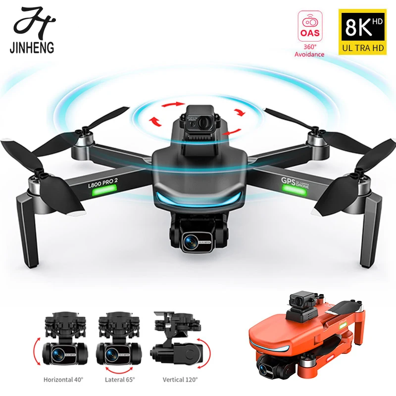 L800 Pro2 GPS , 4K  8K HD  ī޶,  ֹ ȸ, 3  , 귯ø ̽ 