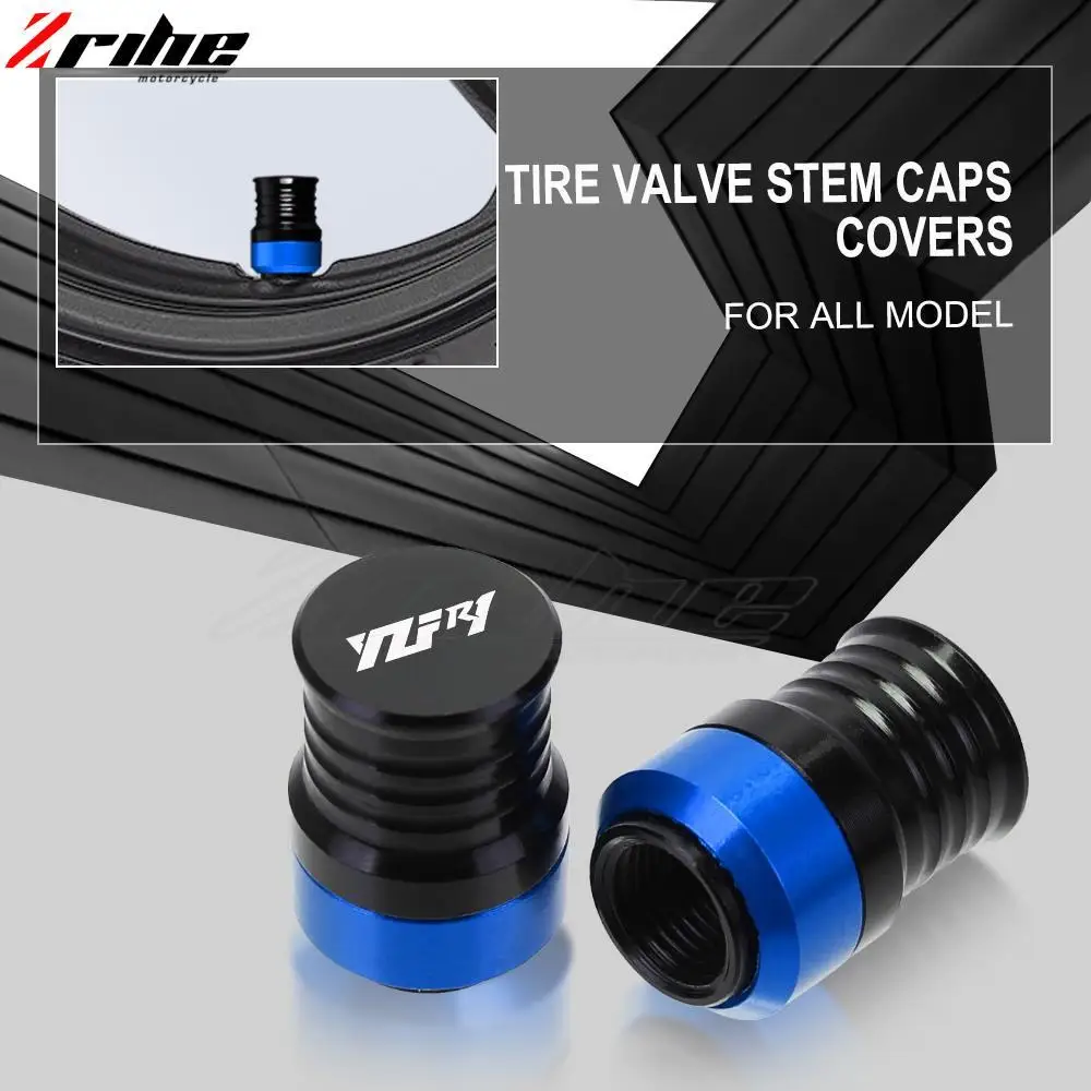

For Yamaha YZFR1 YZF R1 YZF-R1 2014-2017 2018 2019 2020 2021 2022 2023 Motorcycle Wheel Tire Valve Stem Caps CNC Airtight Covers
