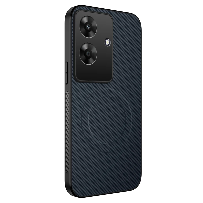 Luxury Carbon Fiber Slim Case with Magnetic Shockproof Camera Protection