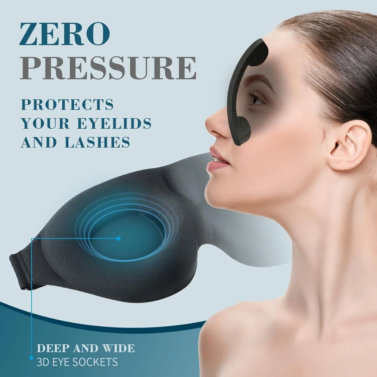 3D Oogmasker Trilancer Innovatief Nachtmasker 2024, Slaaphoofdband, Oogbescherming, Slaapmasker, Reizen, Vliegtuig, Meditatie, Dutjes, Accessoires Voor Mannen En Vrouwen, Blokkeert Het Licht (roze North Face Jacket Men
