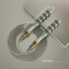 Self-Locking Bearing Skipping Rope, Suitable for Human Aerobics, Aluminum Alloy Handle, Adjustable Rope Length, Student Racing C 5