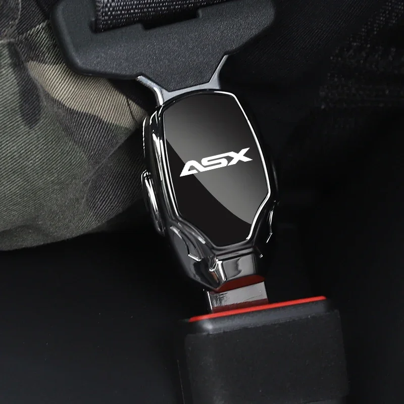 1pc Car Seat Belt Metal Jewelry Seat Belt Accessory Extender For Mitsubishi ASX
