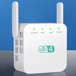 Enhanced Wireless WiFi Signal Booster and Amplifier with Long - Range Coverage, 300Mbps (US)