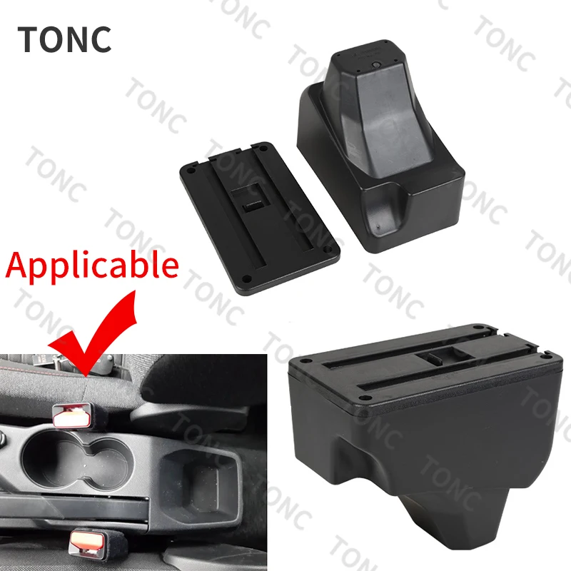 Armrest Box Car Armrest Box For Peugeot 2008 Armrest For Peugeot 208 Car Armrest box Retrofit parts Interior details Storage box accessories