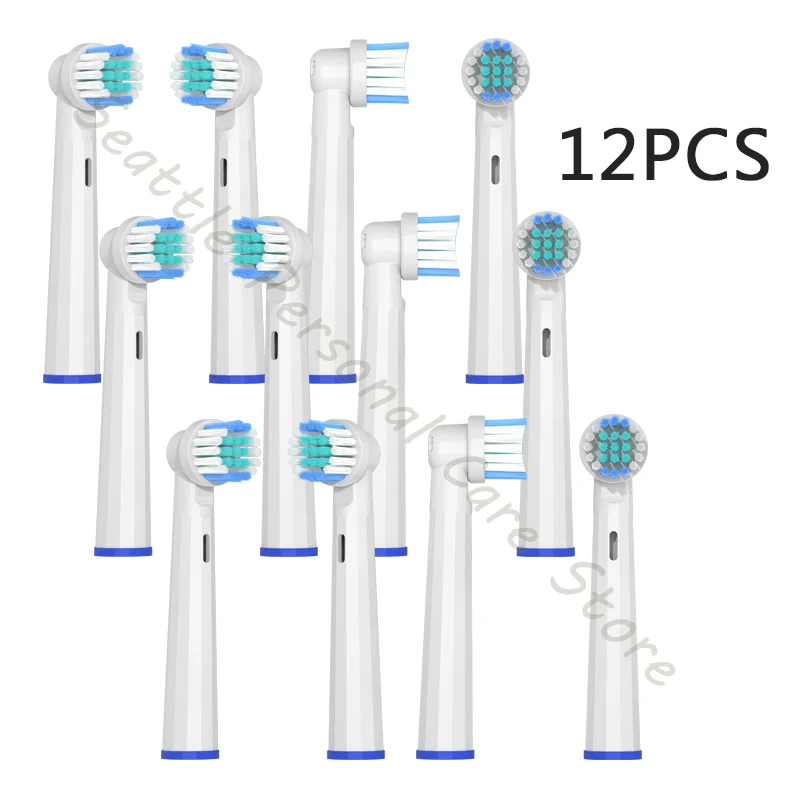 Description Picture 4 of item12PCS Replacement Brush Heads For Oral B Electric Advance Pro Health Triumph 3D Excel Vitality Toothbrush Clean Vacuum Nozzle