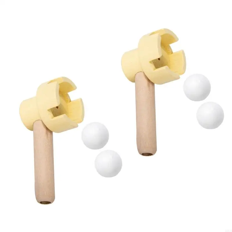 Buntes Blasballspielzeug mit Holzdesign verbessert Gleichgewicht und die Hand-Auge-Koordination für Kinder A2UB – Detail 7